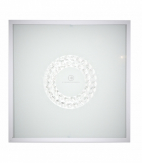 LUX LAMPA SUFITOWA PLAFON 29X29 16W LED 4000K BIAŁY MAŁY RING Candellux 10-64486