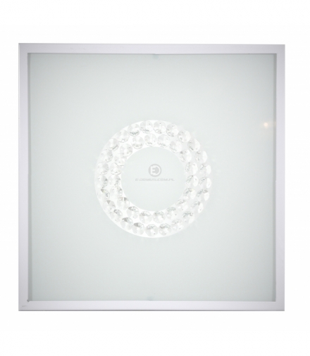 LUX LAMPA SUFITOWA PLAFON 29X29 16W LED 4000K BIAŁY MAŁY RING Candellux 10-64486