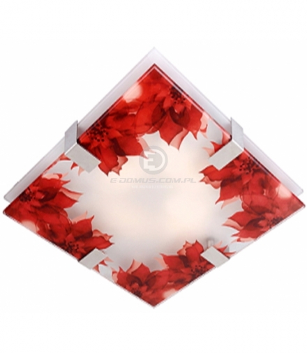 RAPSODY LAMPA SUFITOWA PLAFON 31X31 2X60W E27 KWADRAT Candellux 10-30306