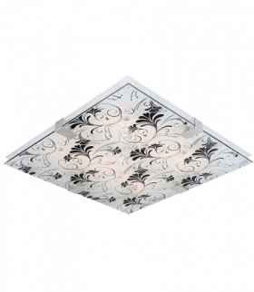 VAGANTE LAMPA SUFITOWA PLAFON 31X31 2X60W E27 KWADRAT Candellux 10-30504