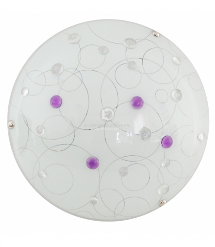 ASTRO LAMPA SUFITOWA PLAFON 30 1X10W LED 3000K FIOLETOWY Candellux 13-49728