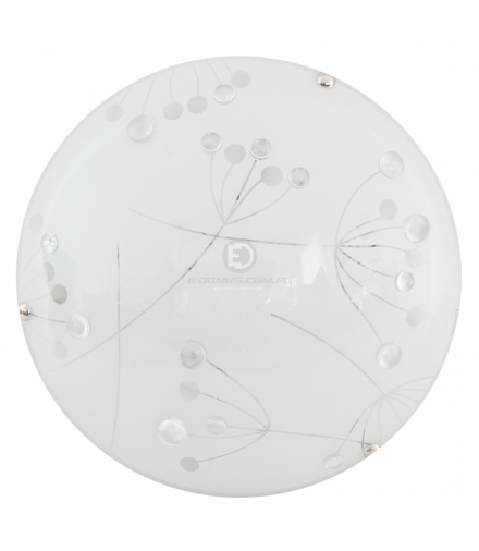 FLORAL LAMPA SUFITOWA PLAFON 30 1X10W LED 3000K TRANSPARENTNY Candellux 13-49742