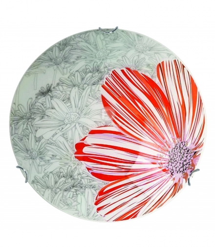 SPRING LAMPA SUFITOWA PLAFON 30 1X60W E27 CZERWONY Candellux 13-04055