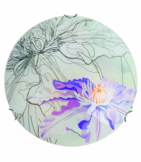 SPRING LAMPA SUFITOWA PLAFON 30 1X60W E27 FIOLETOWY Candellux 13-12999