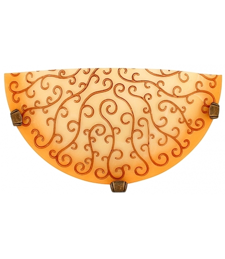 OLEANDER LAMPA SUFITOWA PLAFON 1/2 ZOLTY 1X60W E27 PROMOCJA Candellux 11-04867