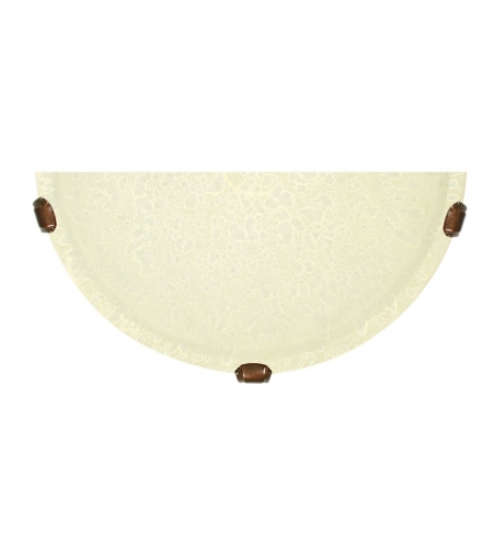 DITREVI LAMPA SUFITOWA PLAFON 1/2 1X60W E27 BEŻ Candellux 11-91997