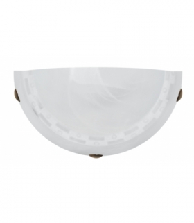 MILEA LAMPA SUFITOWA PLAFON 1/2 1X60W E27 Candellux 11-59956