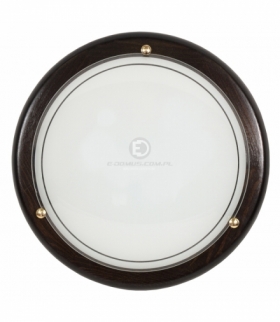 1030 LAMPA SUFITOWA PLAFON 30 DREWNO STANDARD 1X60W E27 WENGE Candellux 13-71104