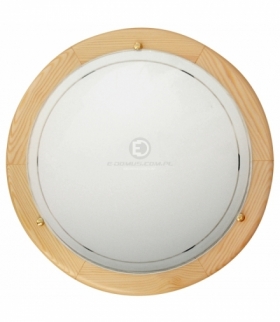 1030 LAMPA SUFITOWA PLAFON 30 DREWNO STANDARD 1X60W E27 SOSNA Candellux 13-32259