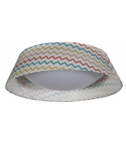 RIVER LAMPA SUFITOWA PLAFON 45 16W LED 6500 K Z ABAŻUREM Candellux 14-62963