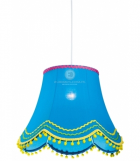 ARLEKIN LAMPA WISZĄCA 35 1X60W E27 NIEBIESKI Candellux 31-94523