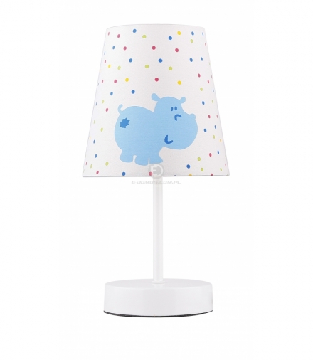 HIPPO LAMPA 1X40W E14 PŁÓTNO NIEBIESKI PROMOCJA Candellux 41-43736