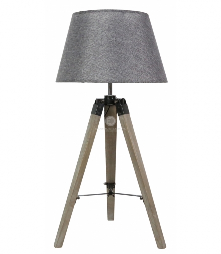 LUGANO LAMPA GABINETOWA 1X60W E27 SZARY + ABAŻUR Candellux 41-31150