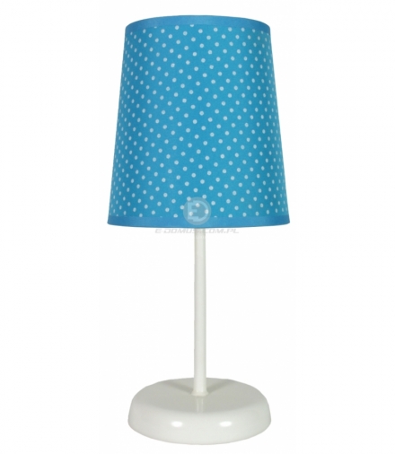 GALA LAMPA 1X40W E14 NIEBIESKA W KROPKI Candellux 41-98293