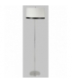 TIDA LAMPA PODŁOGOWA 1X60W E27 CHROM/ABAŻUR PŁÓTNO/SKÓRA Candellux 51-31320