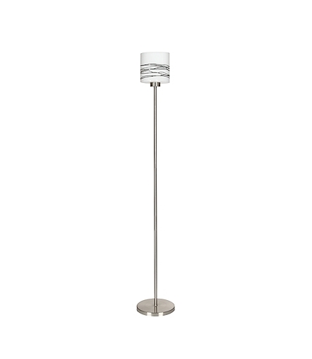 VISOLA LAMPA STOJĄCA Z WYŁ 1X60W E27 NIKIEL BRĄZ PASKI Candellux 51-10356