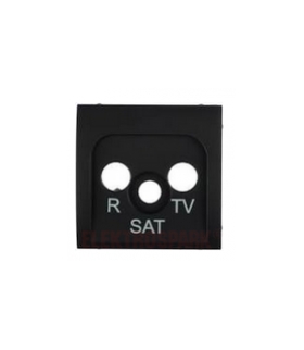 Pokrywa do gniazda antenowego R-TV-SAT grafit 82037-38