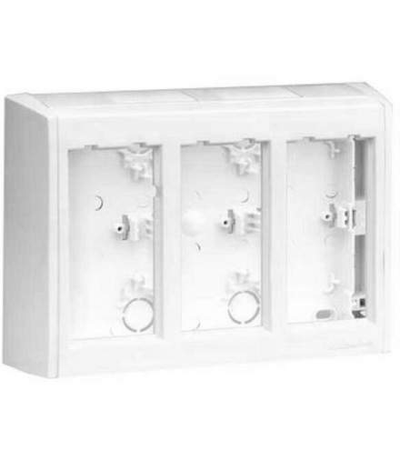 Obudowa natynkowa z pokrywami bocznymi CIMA PRO 6×K45 czysta biel SBC300/9
