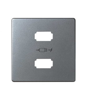 Pokrywa do ładowarki USB aluminium 8221096-093
