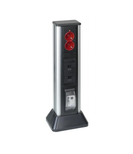 Minikolumna jednostronna ALC 471mm 6×K45 3×CIMA 3×S500 czysta biel ALC313/9