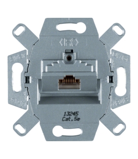 one.platform Mechanizm gniazda komputerowego UAE 1-kr (RJ45), ekranowane kat. 5e Berker 534554