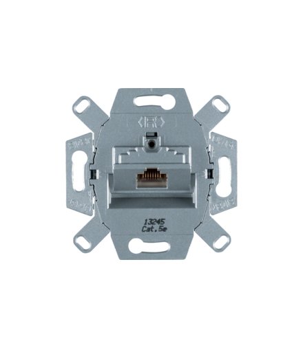 one.platform Mechanizm gniazda komputerowego UAE 1-kr (RJ45), ekranowane kat. 5e Berker 534554