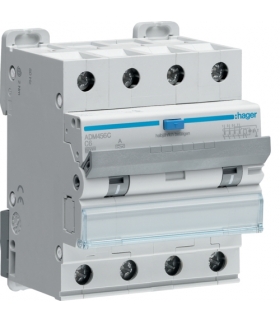 ADM456C RCBO Wyłącznik różnicowoprądowy z członem nadprądowym 4P 6kA C 6A/30mA Typ A Hager