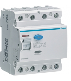 CF485Z RCCB Wyłącznik różnicowoprądowy 4P 100A/300mA Typ AC Hager