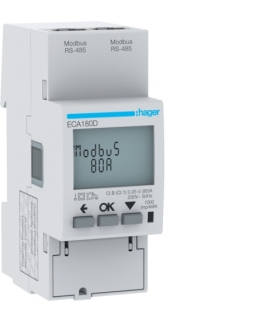 ECA180D Licznik energii elektrycznej 1-fazowy, 80A 2M, AGARDIO, MID Hager