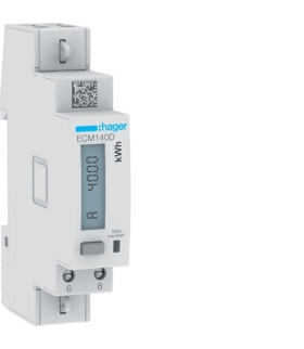 ECM140D Licznik energii elektrycznej 1-fazowy, 40A 1M, M-bus, MID Hager