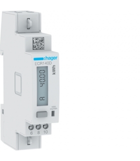 ECR140D Licznik energii elektrycznej 1-fazowy, 40A 1M, Modbus, MID Hager