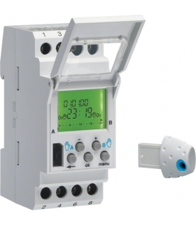 EE181 Zegar cyfrowy astronomiczny 56 kroków programowych 230V 2P 16A Hager