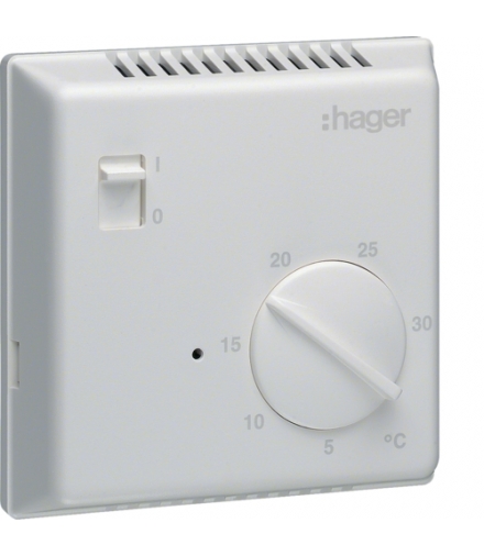 EK003 Termostat elektroniczny z wyłącznikiem ręcznym 230V 1P 8A Hager