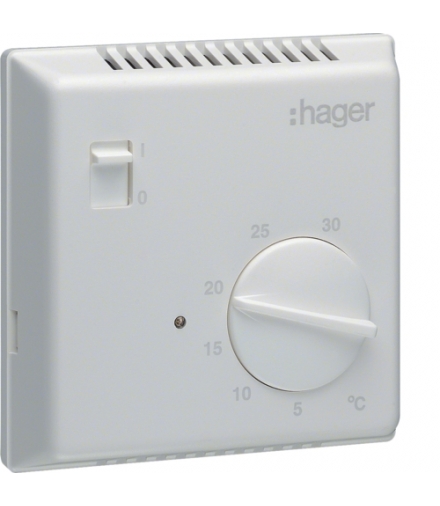 EK051 Termostat bimetalowy z wyłącznikiem ręcznym 230V 1P 10A Hager
