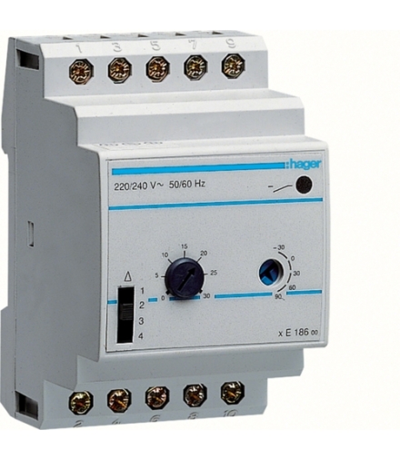 EK186 Termostat wielofunkcyjny modułowy bez czujnika 230V 1P 2A Hager