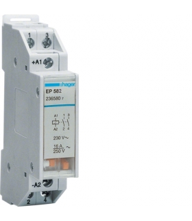 EP582 Przekaźnik bistabilny szeregowy 8V 1NO+1NO 16A Hager