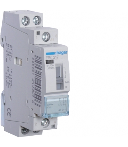 ERC217 Przekaźnik instalacyjny 230VAC 2NC 16A Hager
