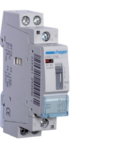 ERD216 Przekaźnik instalacyjny 24VAC 2NO 16A Hager