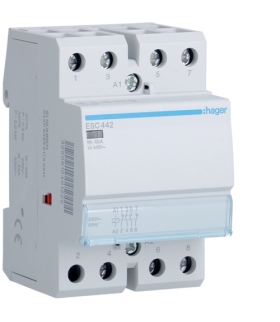 ESC442 Stycznik 230VAC 2NO+2NC 40A AC-7a/b Hager