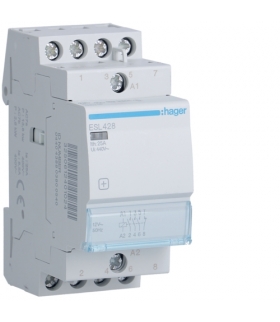 ESL428 Stycznik 12VAC 3NO+1NC 25A AC-7a/b Hager