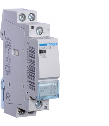 ESM225 Stycznik 110/127VAC 2NO 25A AC-7a/b Hager