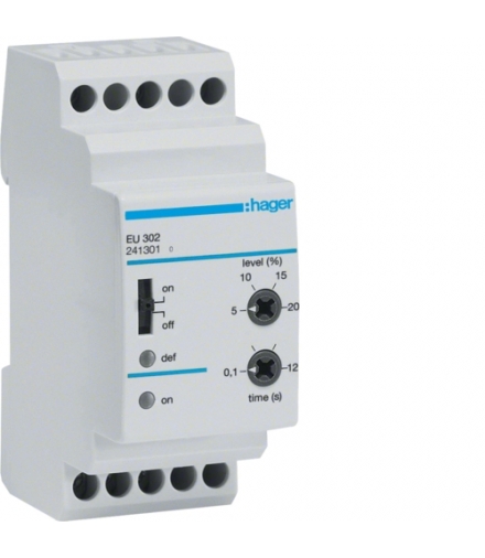 EU302 Przekaźnik kontroli napięcia 3-fazowy, regulowany poziom napięcia Hager