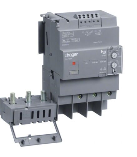 HBA160H Blok różnicowo-prądowy 3P 160A, regulowany Hager