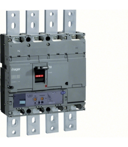 HNE631H Wyłącznik mocy h1000 4P 50kA 630A LSI Hager