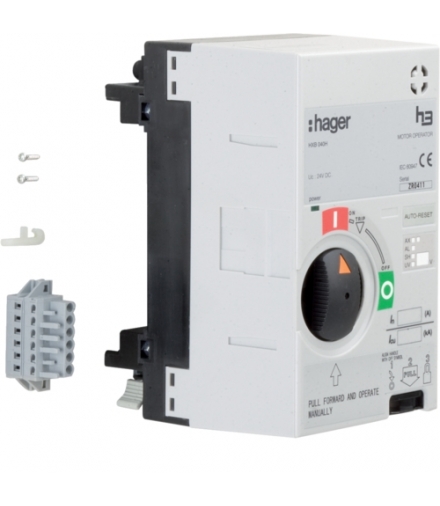 HXB040H Napęd silnikowy x250 24VDC Hager
