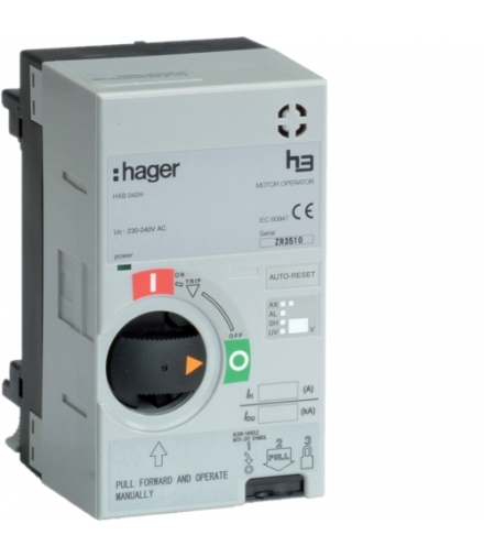 HXB042H Napęd silnikowy x250 200-220VAC Hager
