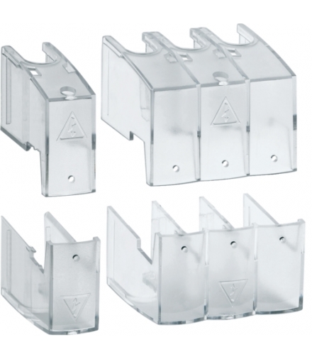 HZC212 Osłony przyłączy - górna/dolna, 4P, HAx rozmiar 1 / HIM402-HIM404, 20-63A Hager