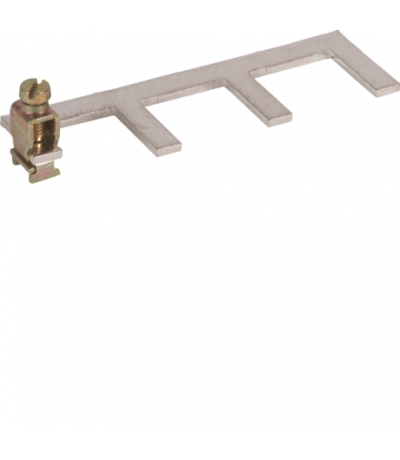 KBN180 Szyna grzebieniowa kołkowa pozioma uziemiająca 3P do SPN180x Hager