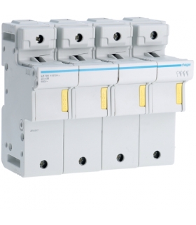 LR704 Modułowa podstawa bezpiecznikowa 3P+N wkł.bezp.cyl.L58 22x58mm 125A 690VAC Hager