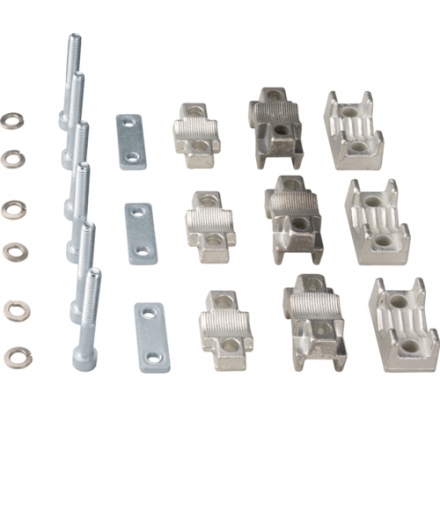 LZ154 LT zestaw zacisków pryzm. do rozłącz. NH1 (3 szt.) 2x35-70mm² Cu/Al 1 przewód Hager
